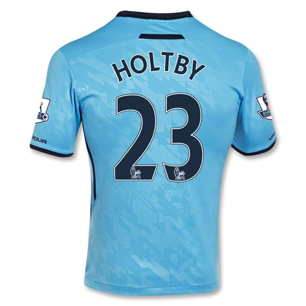 13-14 Tottenham Hotspur #23 HOLTBY Away Blue Jersey Shirt - Click Image to Close